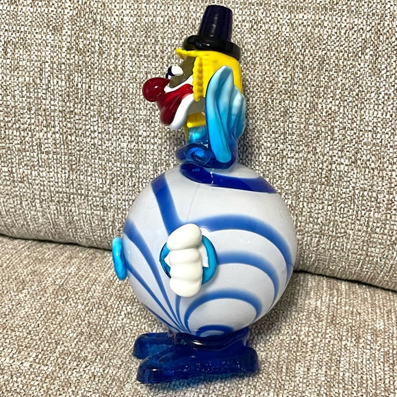 Vintage Hand Blown Glass Clown - Picture 6 of 7
